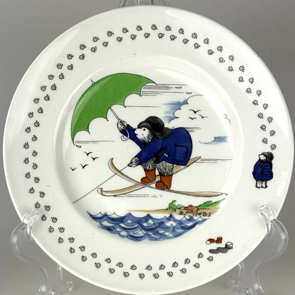 Vintage 1974 Coalport Paddington Bear Plate Set – Rare Collectible
